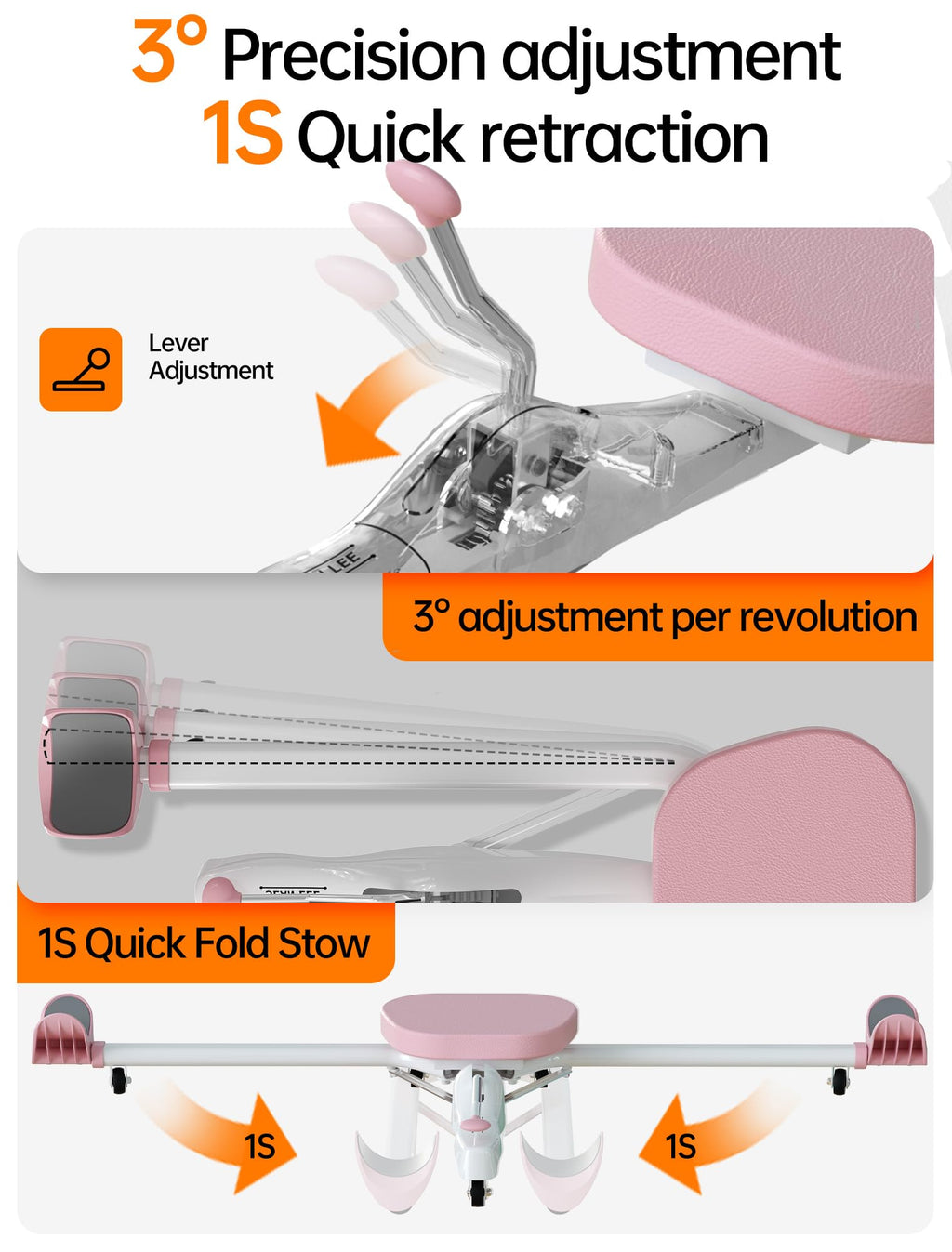 Split Machine, Leg Stretcher Machine to Improve Flexibility and Quality of Stretching, Equipment Suitable for Ballet, Cheerleading Dance, Gymnastics and Other Sports