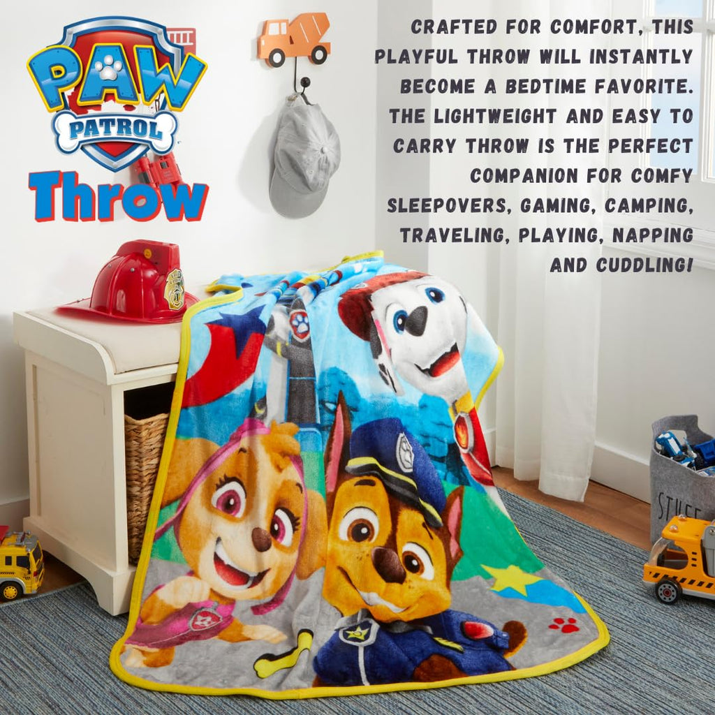 Barbie Kids Bedding Super Soft Cozy Silk Touch Throw, 40 in x 50 in, (Officially Licensed Product) By Franco