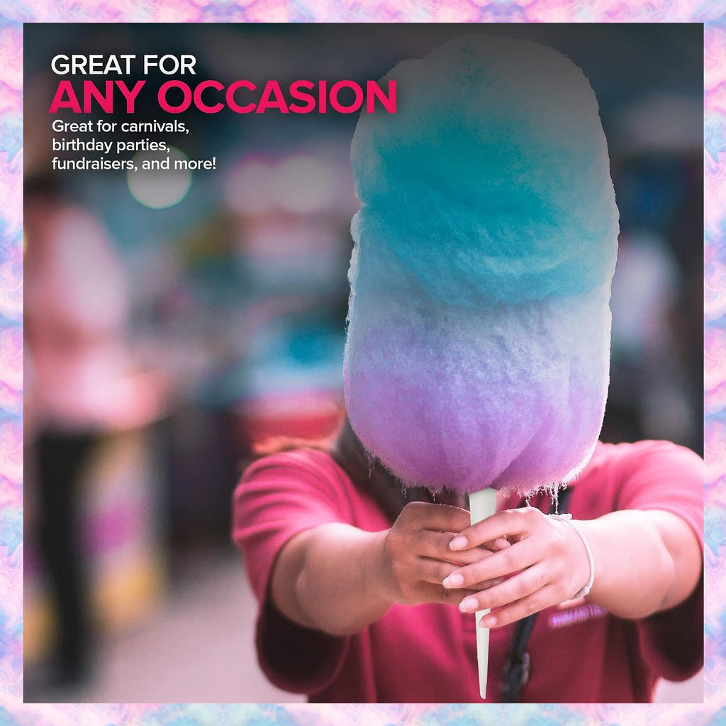 Plain Cotton Candy Cones - Package of 1,000
