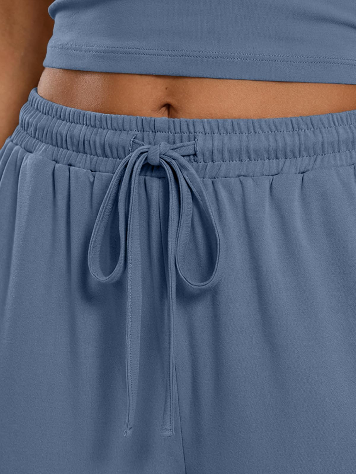 Trendy Queen Women's 2 Piece Lounge Set Summer Outfits - Camisole Top & Wide Leg Pants