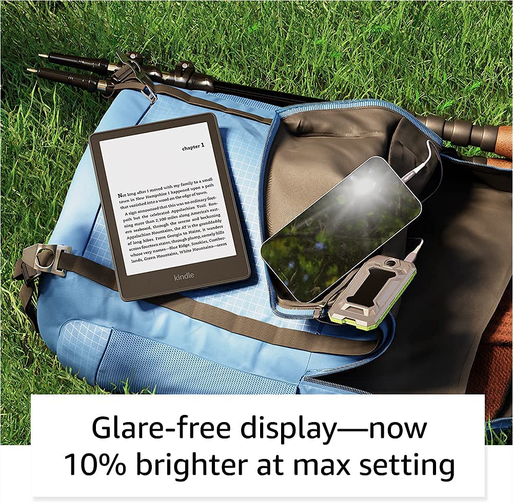 Amazon Kindle Paperwhite (8 GB) – Now with a larger display, adjustable warm light, increased battery life, and faster page turns – Black
