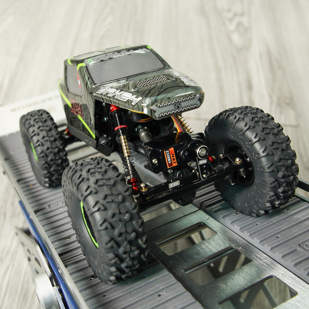INJORA 51mm Shocks-Long Travel Threaded Double Barrel Damper for Axial AX24 SCX24 Upgrade 1/24 RC Crawler（Gold）
