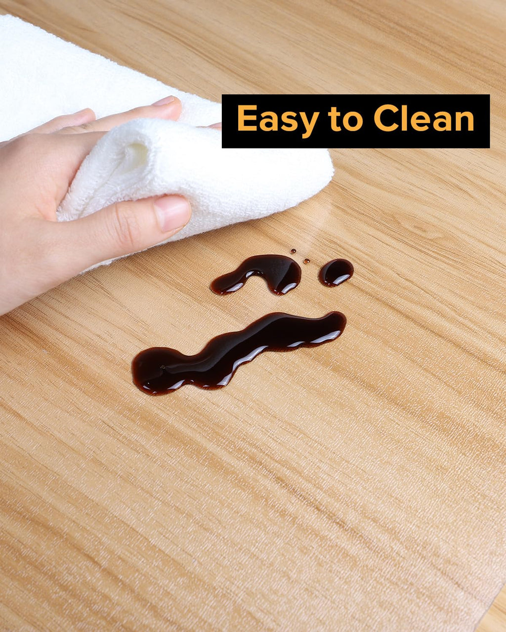 Clear Frosted Floor Mat, PVC Durable Anti-Scratch Floor Mat (24"x 36")