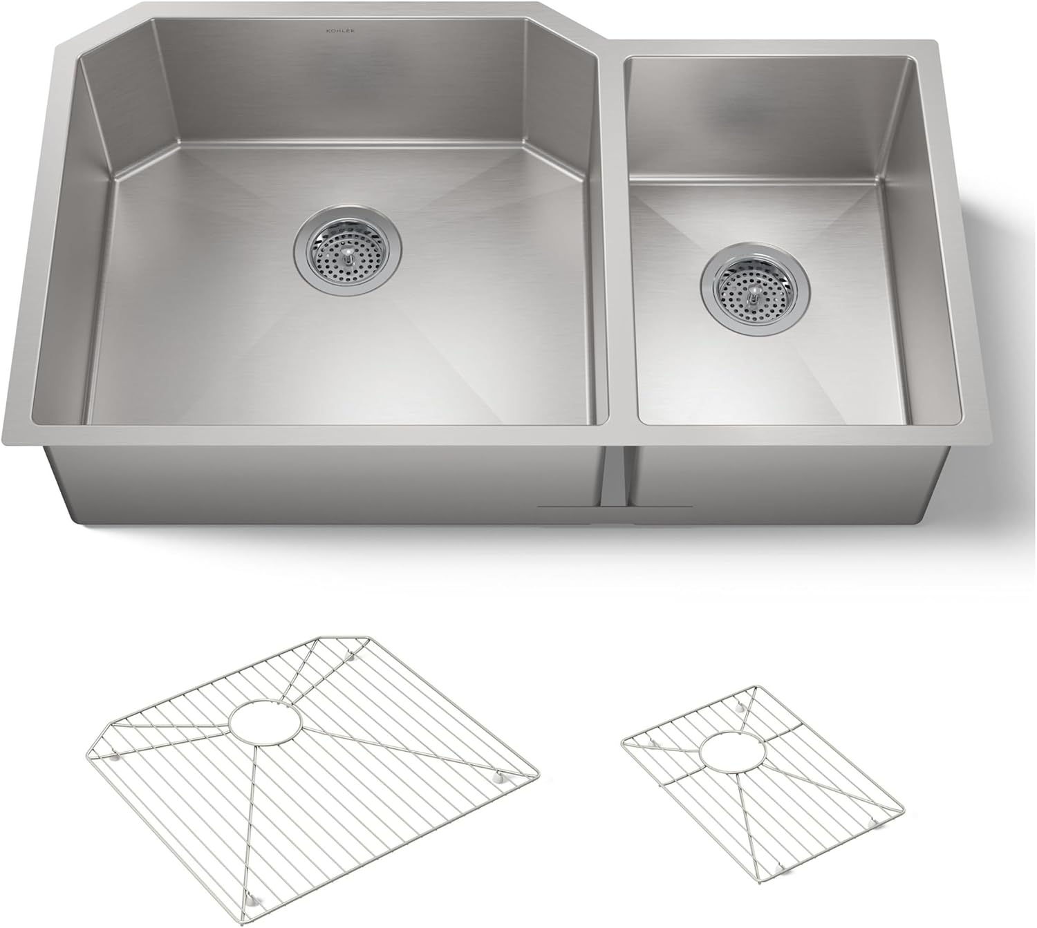 KOHLER Strive Self-Trimming Farmhouse SmartDivide