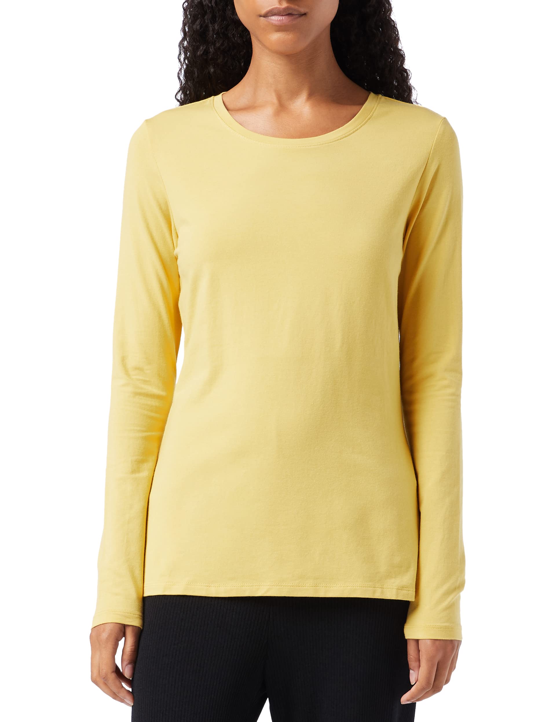 Amazon Essentials Women's Regular-Fit Long-Sleeve Crewneck T-Shirt (Available in Plus Size)