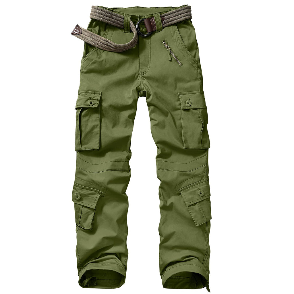Womens Cargo Pants Army Combat Work Pants with 8 Pockets Casual Cotton Ripstop Construction Pants