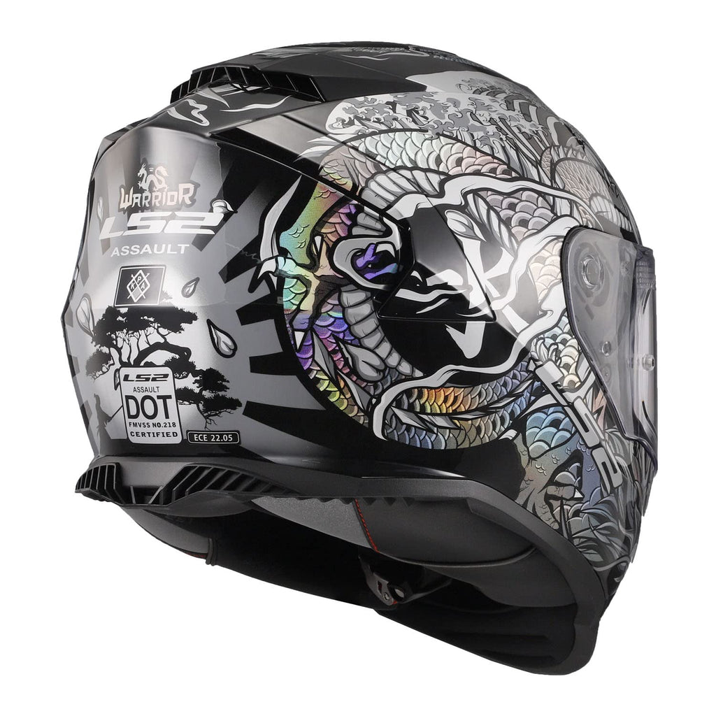 LS2 Helmets Assault Full Face Motorcycle Helmet W/ SunShield