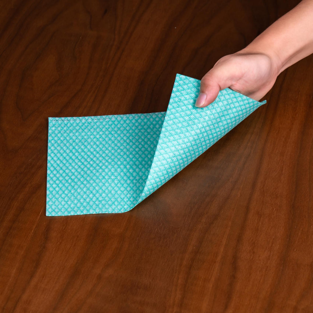 SCRUBIT Reusable Cleaning Wipes, Handy Wipes for Kitchen and Office - Dish Cloths for Washing Dishes - Multi Purpose Disposable Cleaning Towels (12 x 20 in) 72 Pack (Blue)