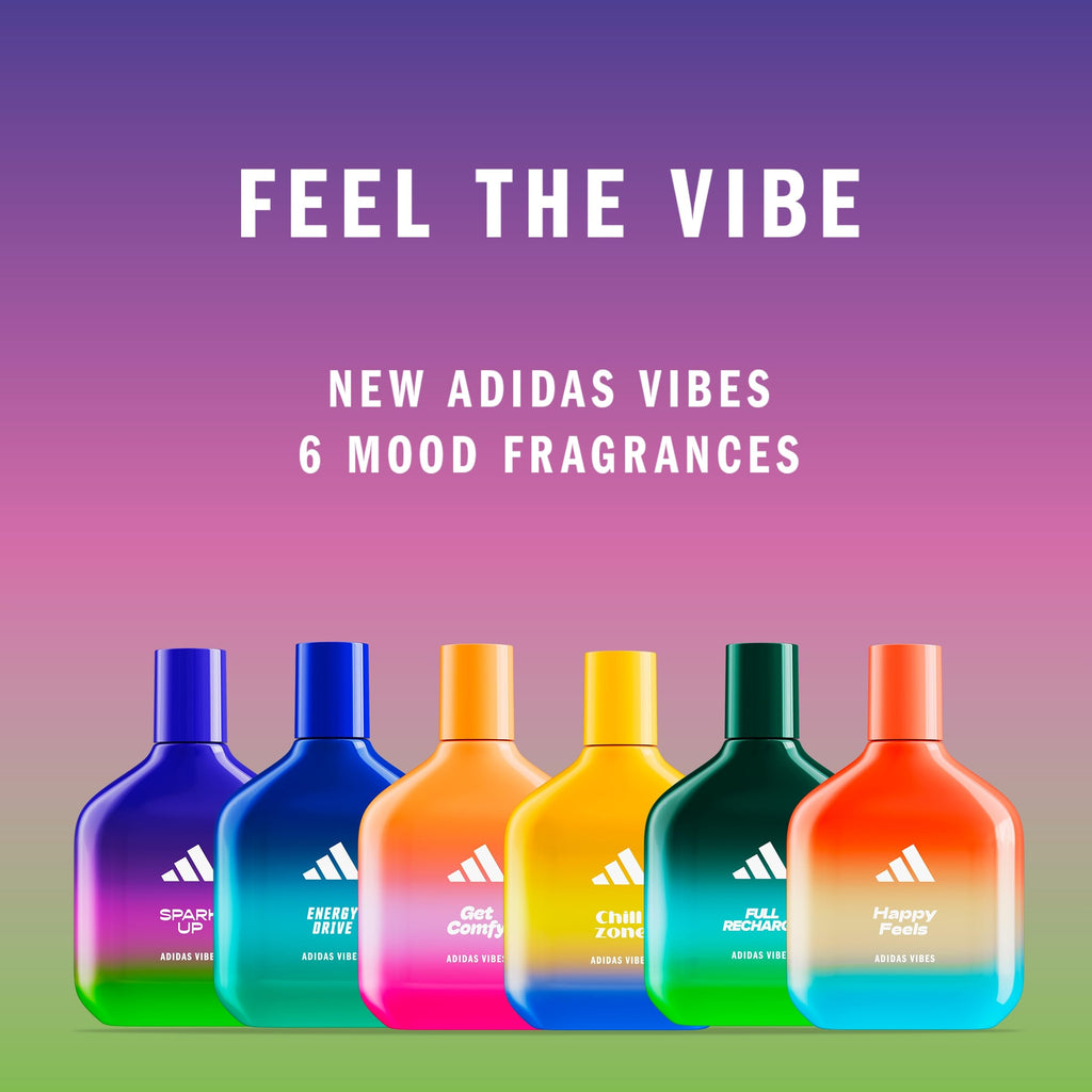 adidas Vibes Chill Zone Fragrance Hair & Body Mist for Women, Mood-Boosting, Notes of Lavender & Vanilla, For Any Occasion, 7.9oz