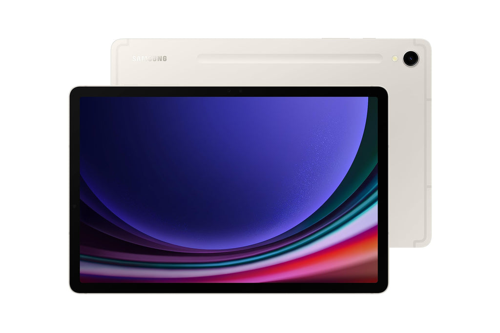 Samsung Galaxy Tab S9 11” 128GB WiFi 7 Android AI Tablet, Snapdragon 8 Gen 2, AMOLED Display, IP68 Durable & Slim Design, S Pen Included, Long Battery, Auto Focus Camera, US Version, Beige