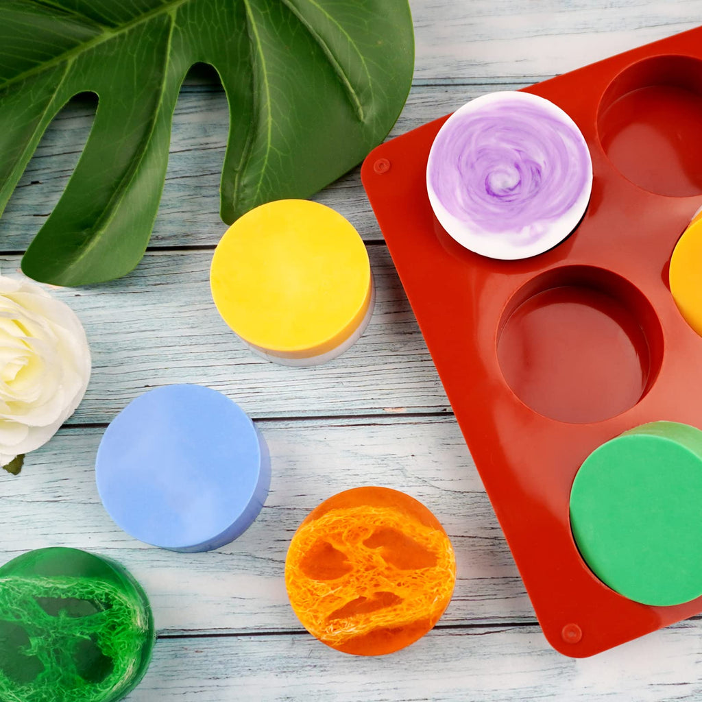 Sakolla 2 Pack Insect Silicone Soap Molds, 6-Cavity Dragonfly Butterfly Ladybug Shape Silicone Molds for Soap Making, DIY Baking Mold for Lotion Bars, Chocolate, Candy, Muffin, Biscuit, Cookie Pans