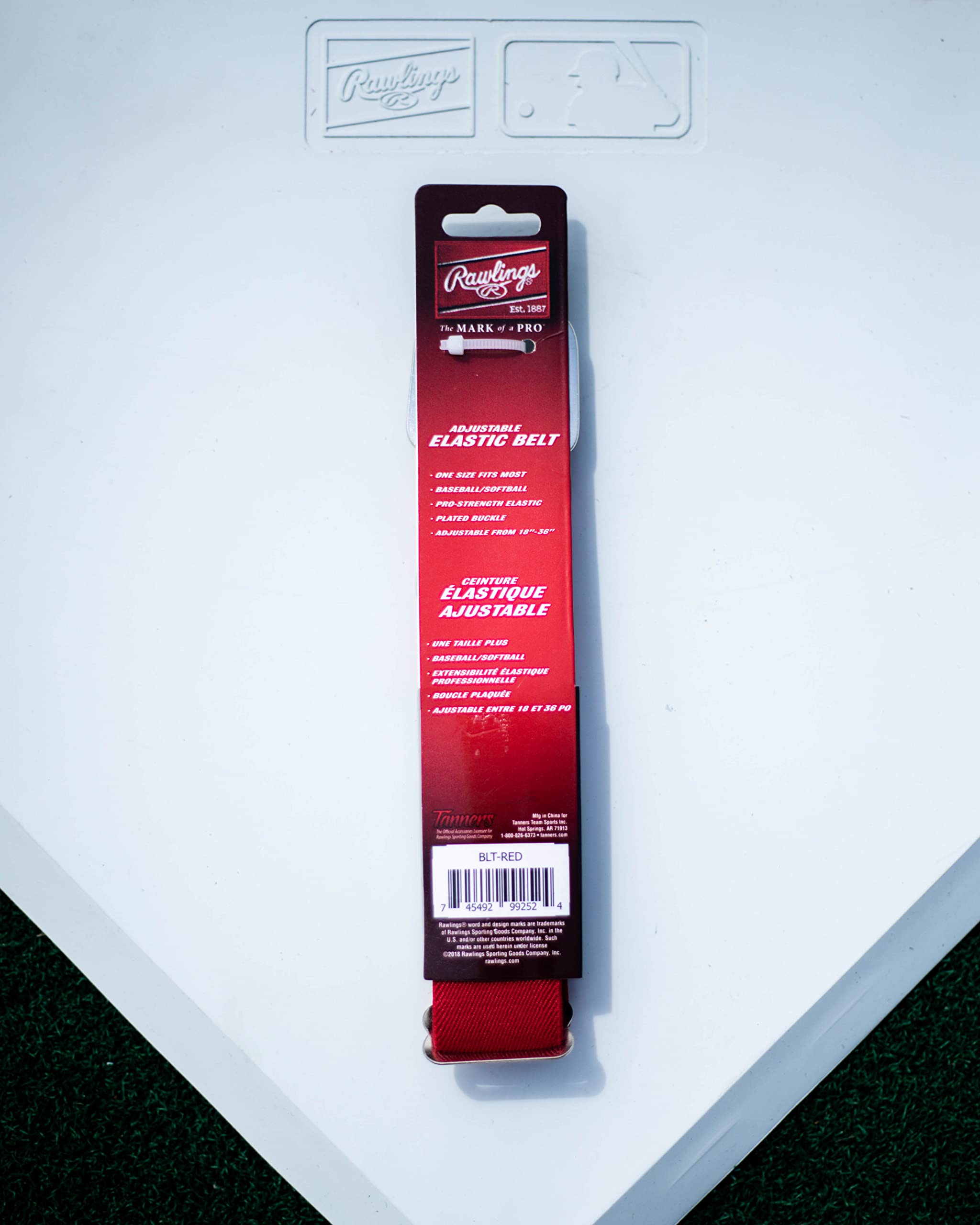 Rawlings | Elastic Game Day Belt | Baseball/Softball | Adult/Youth | Multiple Colors
