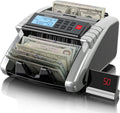 Aneken Money Counter Machine with Value Count, Dollar, Euro UV/MG/IR/DD/DBL/HLF/CHN Counterfeit Bill Detectors，Add and Batch Modes, Cash Counter with LCD Display | Jam-free and durable