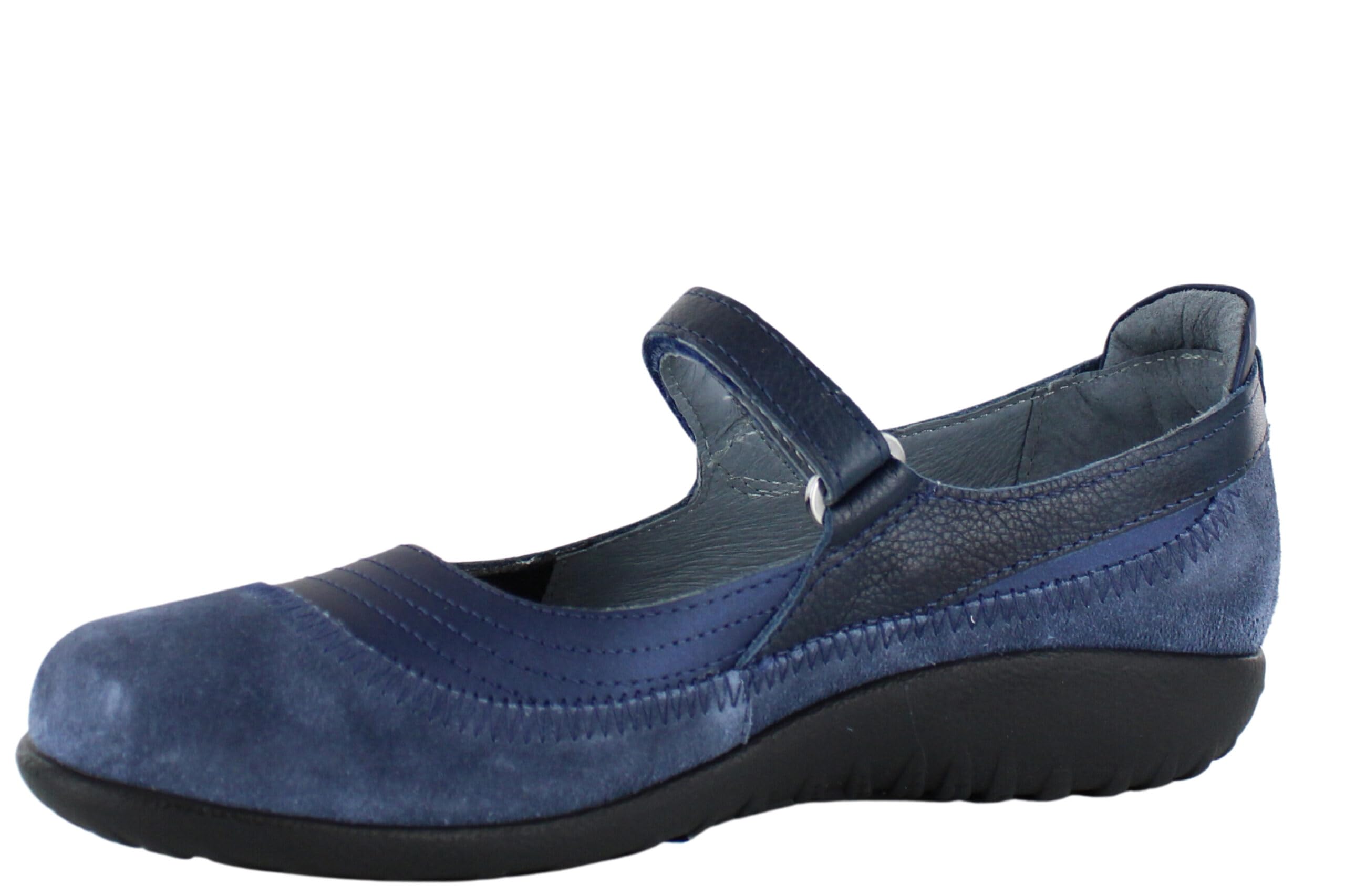 NAOT Footwear Women's Kirei Maryjane with Cork Footbed and Arch Comfort and Support - Lightweight and Perfect for Travel- Removable Footbed