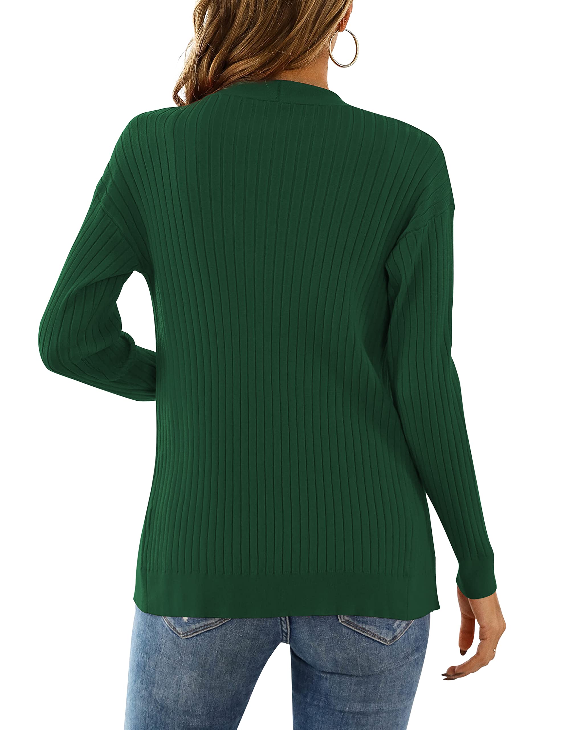 LIENRIDY Women's Knit Cardigan Long Sleeve Button Down Sweater Lightweight Cardigans, S-XL