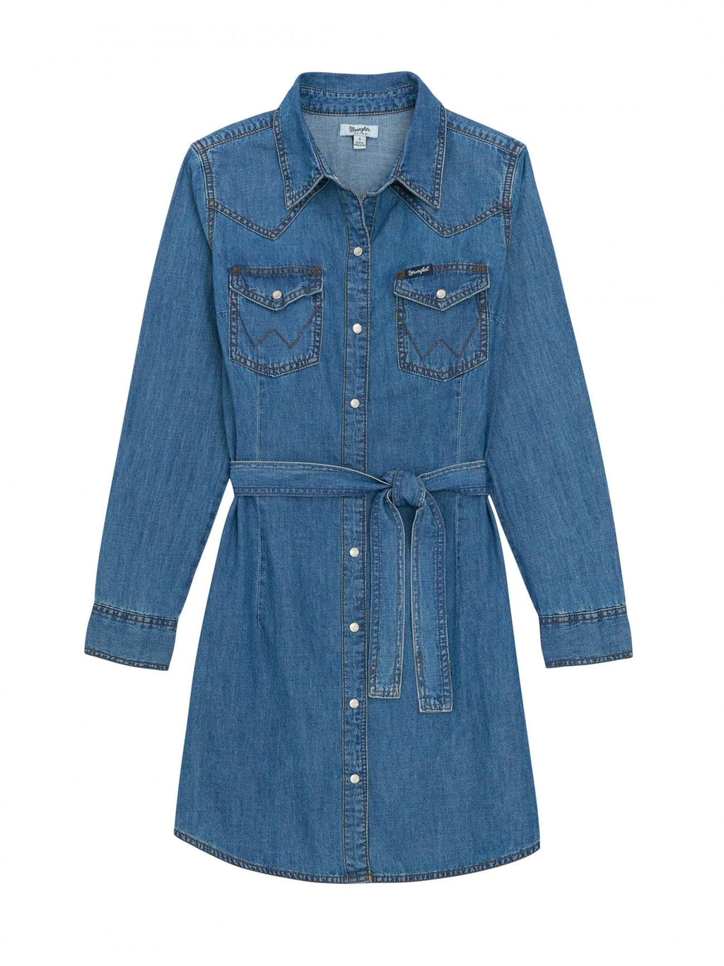 Wrangler Women's Denim Snap Dress