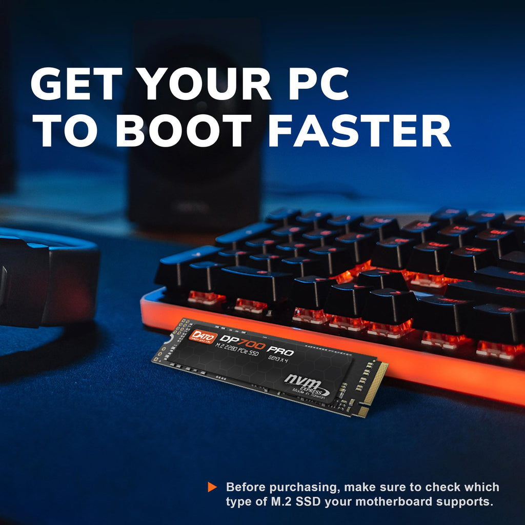 DATO M.2 2230 SSD PCIe 512GB Gen 3x4 NVMe with Aluminium heatsink, Internal Solid State Drive M Key for Business Students Gamers Creator, up to 2500/1700 MB/s - ARS330