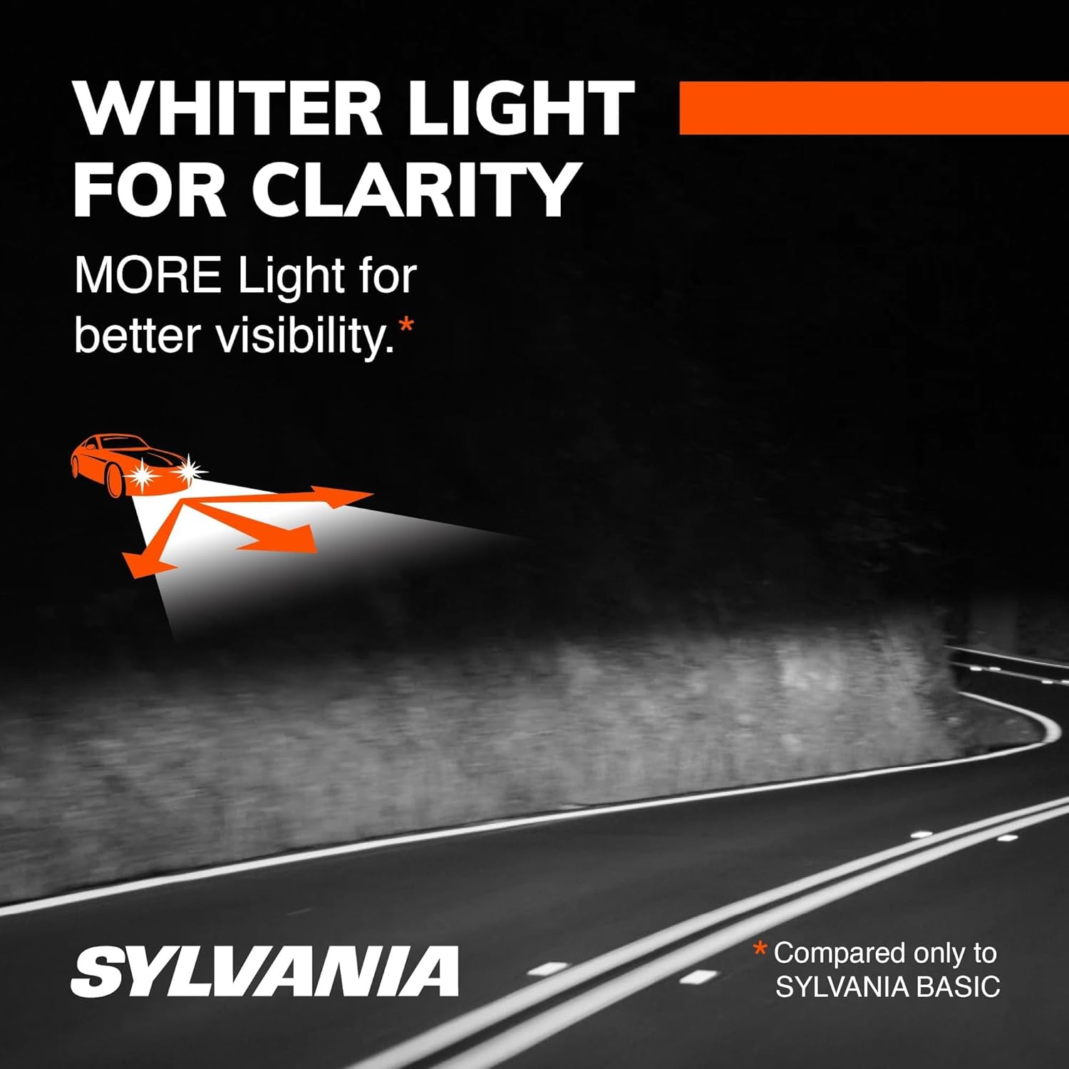 SYLVANIA - 9005 SilverStar Ultra - High Performance Halogen Headlight Bulb, High Beam, Low Beam and Fog Replacement Bulb, Brightest Down Road with Whiter Light, Tri-Band Technology (Contains 2 Bulbs)