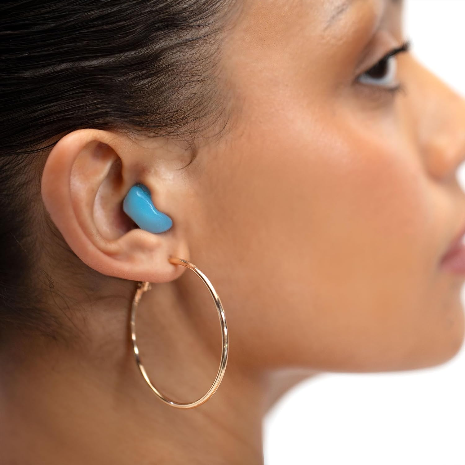 Eargasm Squishies - Blue Moldable Multipurpose Noise Reduction Noise Cancelling Waterproof Airtight Ear-Plugs for Sleeping, Snoring, Working, Studying, Swimming and More - Storage Case Included