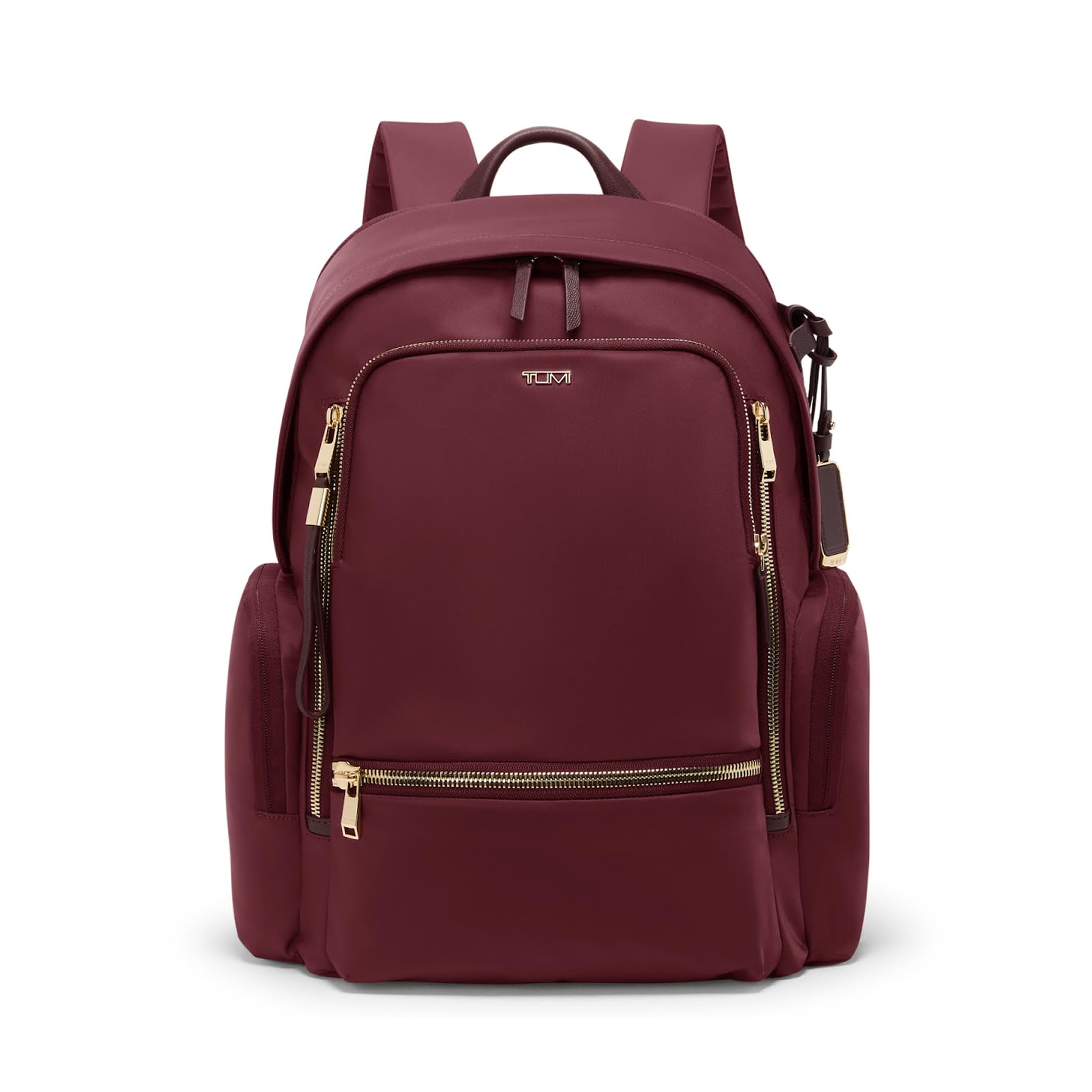 TUMI - Voyageur Celina Backpack - Women's Work and Travel Bag - 16.0" X 10.6" X 6.5" - Holds Up to 16" Laptop - Black & Gold Hardware