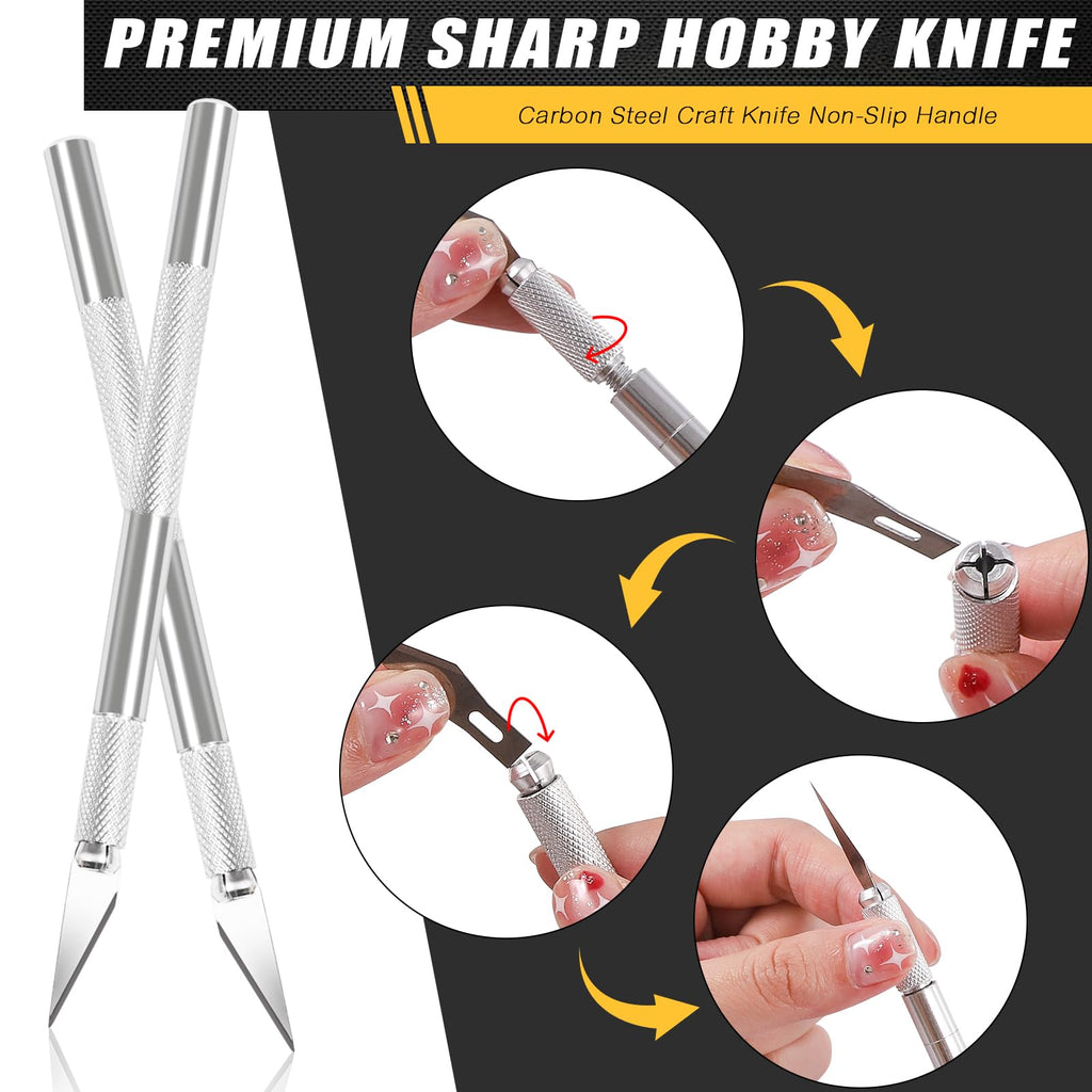 WRAPXPERT Wallpaper Tools, Smoothing Tool Kit for Peel and Stick Wallpaper/Contact Paper/Vinyl Backsplash Applying, with Squeegee Smoother, Seam Roller, Razor Scraper, Knife and Blades