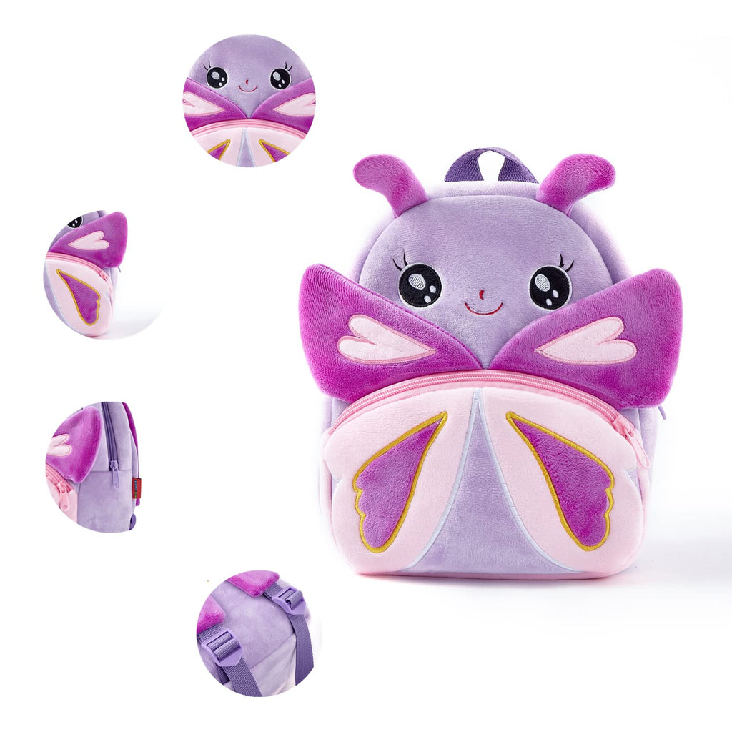 NICE CHOICE Cute Toddler Backpack Toddler Bag Plush Animal Cartoon Mini Travel Bag for Baby Girl Boy 2-6 Years(BB Unicorn)