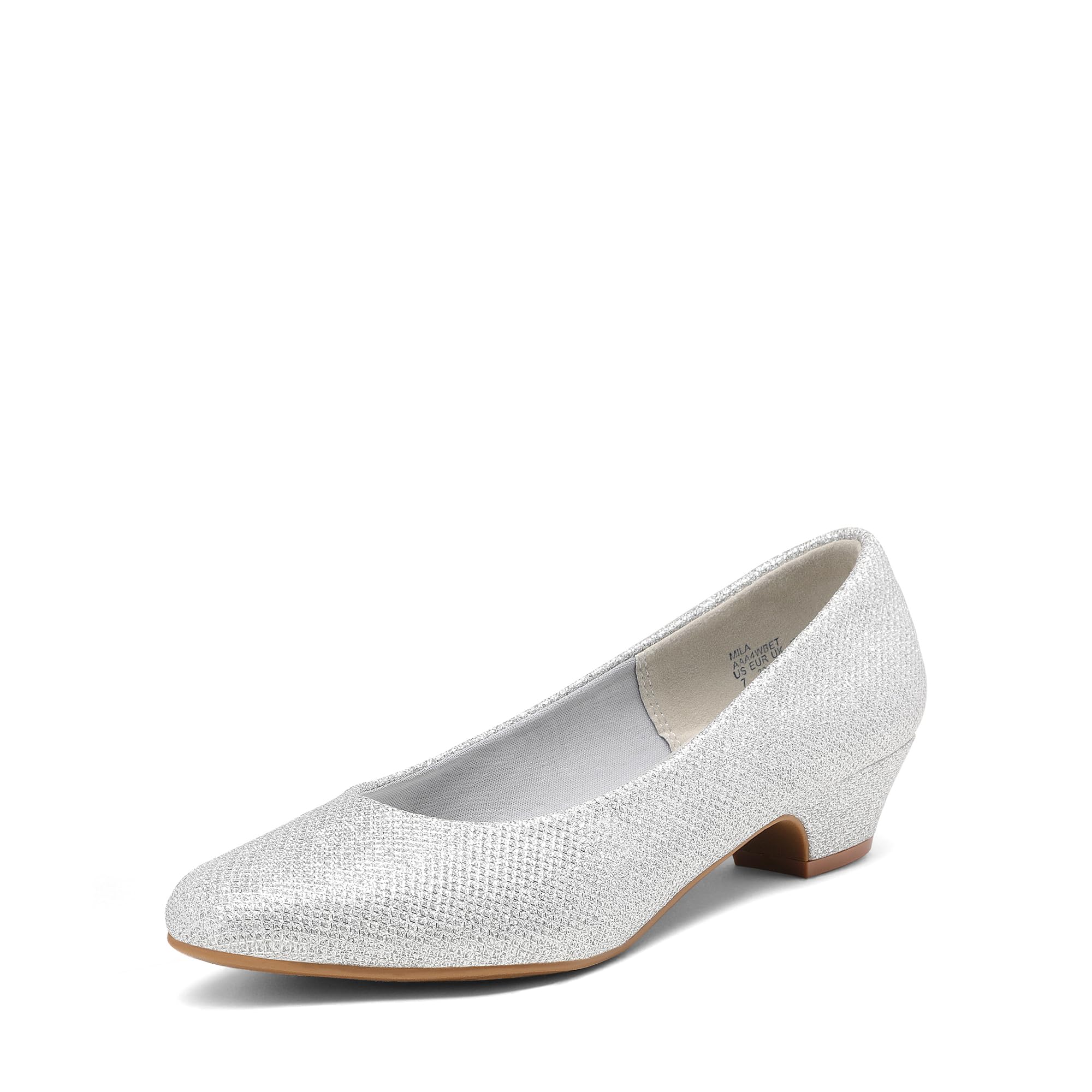 DREAM PAIRS Women's Mila Low Chunky Heel Pump Shoes