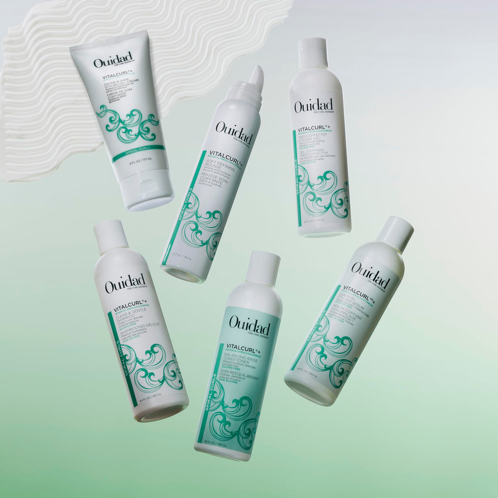 Ouidad VitalCurl+ Tress Effects Styling Gel for Spiral Curls - Lasting Definition and Strong Hold, Refresh Style With Water, Retain Moisture, Elasticity, & Bounce, Sulfate-Free & Mineral Oil Free