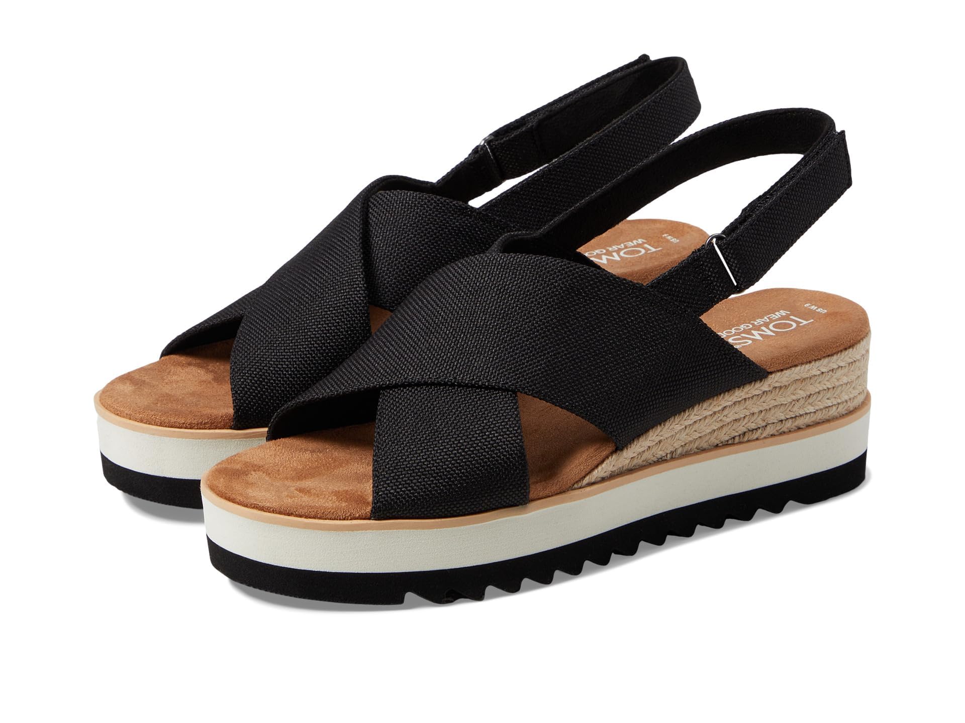 TOMS Women's Diana Crossover Platform Sandals