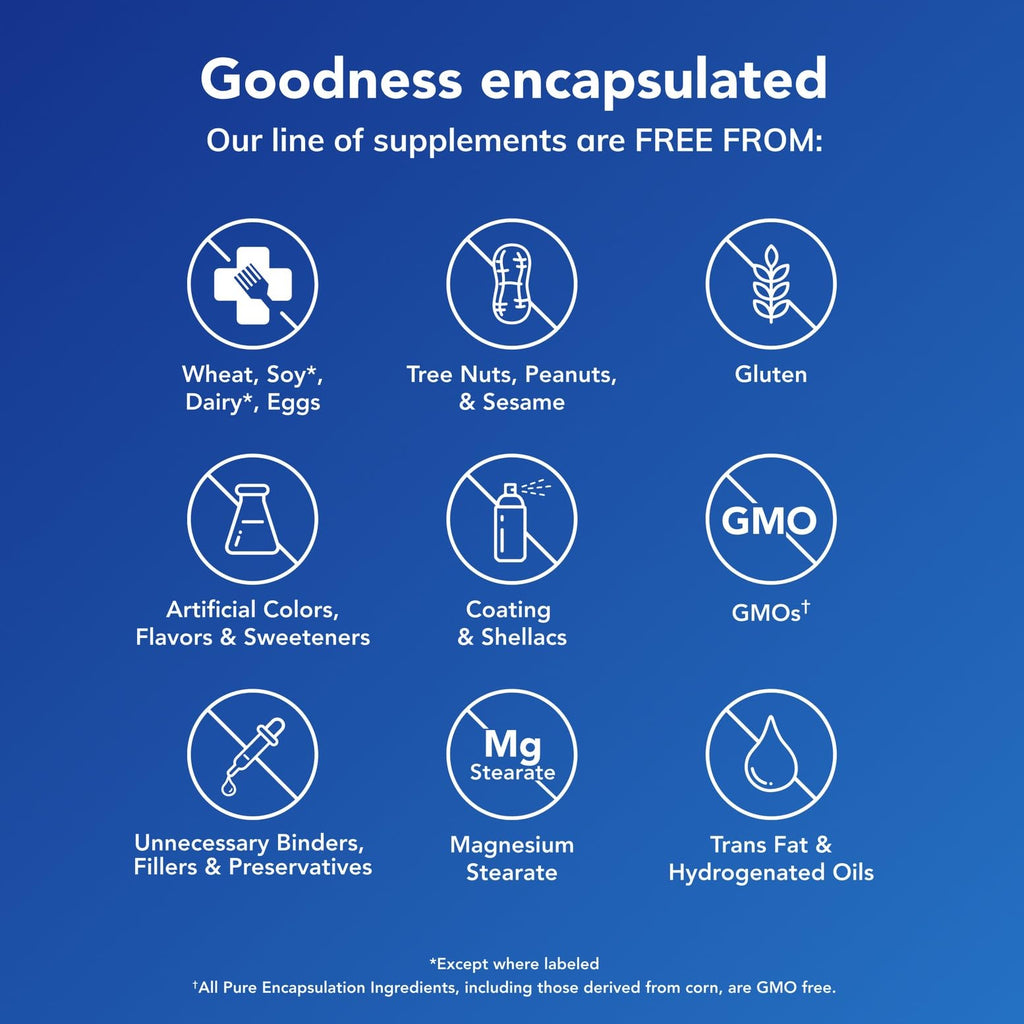 Pure Encapsulations B6 Complex - Supports Nervous System & Brain Health* - Includes B Vitamins - Contains Enriched Vitamin B6 - Non-GMO & Gluten Free - 60 Capsules