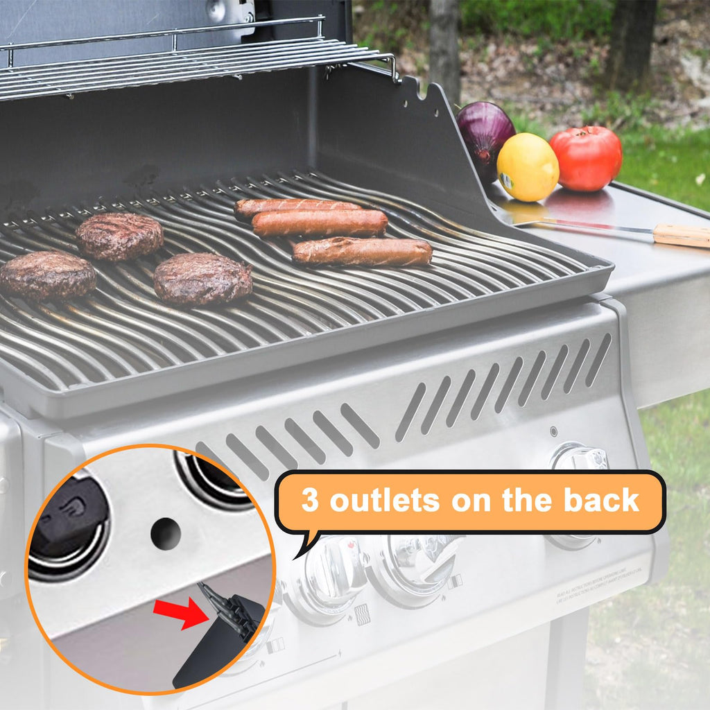 GasSaf Spark Generator 1 Outlet Push Button Electronic Igniter Ignitor Gas Grill Replacement for Broil King, Broil-Mate, Sterling, Jackson, Napoleon, Silver Chef, BBQ Pro, BBQ Tek and Others