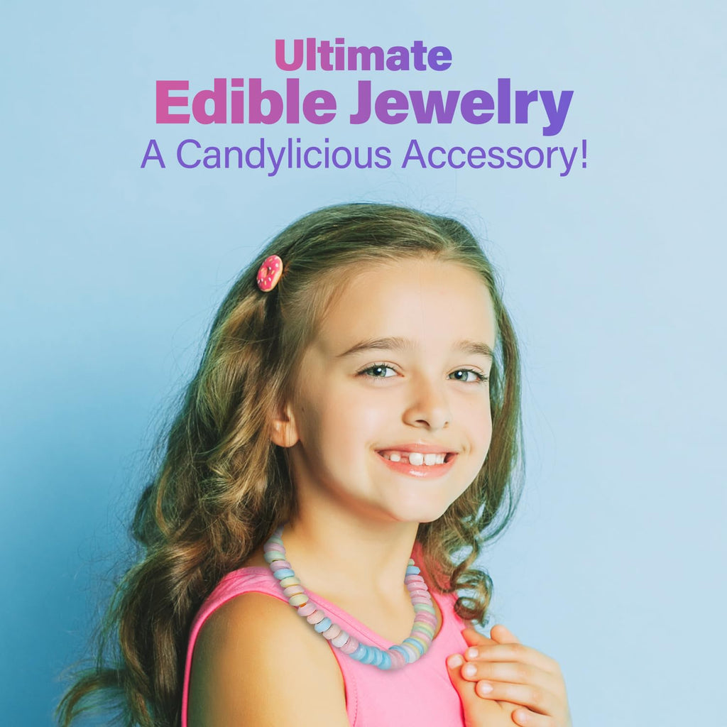 Fresh Finest 48-Count Bulk Candy Bracelets - Individually Wrapped Novelty Candy Bracelets. Perfect for Party Favors, Goody Bags, Candy Buffets, and Retro-Themed Events.