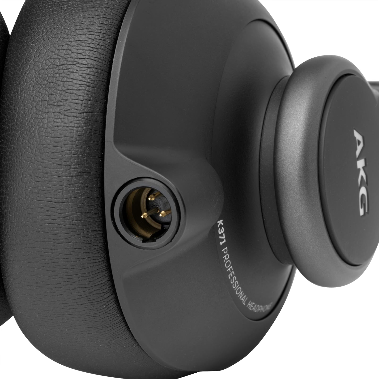 AKG Pro Audio K361 Wired, Over-Ear, Closed-Back, Light Weight, Foldable, Professional Recording Studio Headphones, Studio Monitor Mixing, Podcast, DJ Stereo Headsets, Black