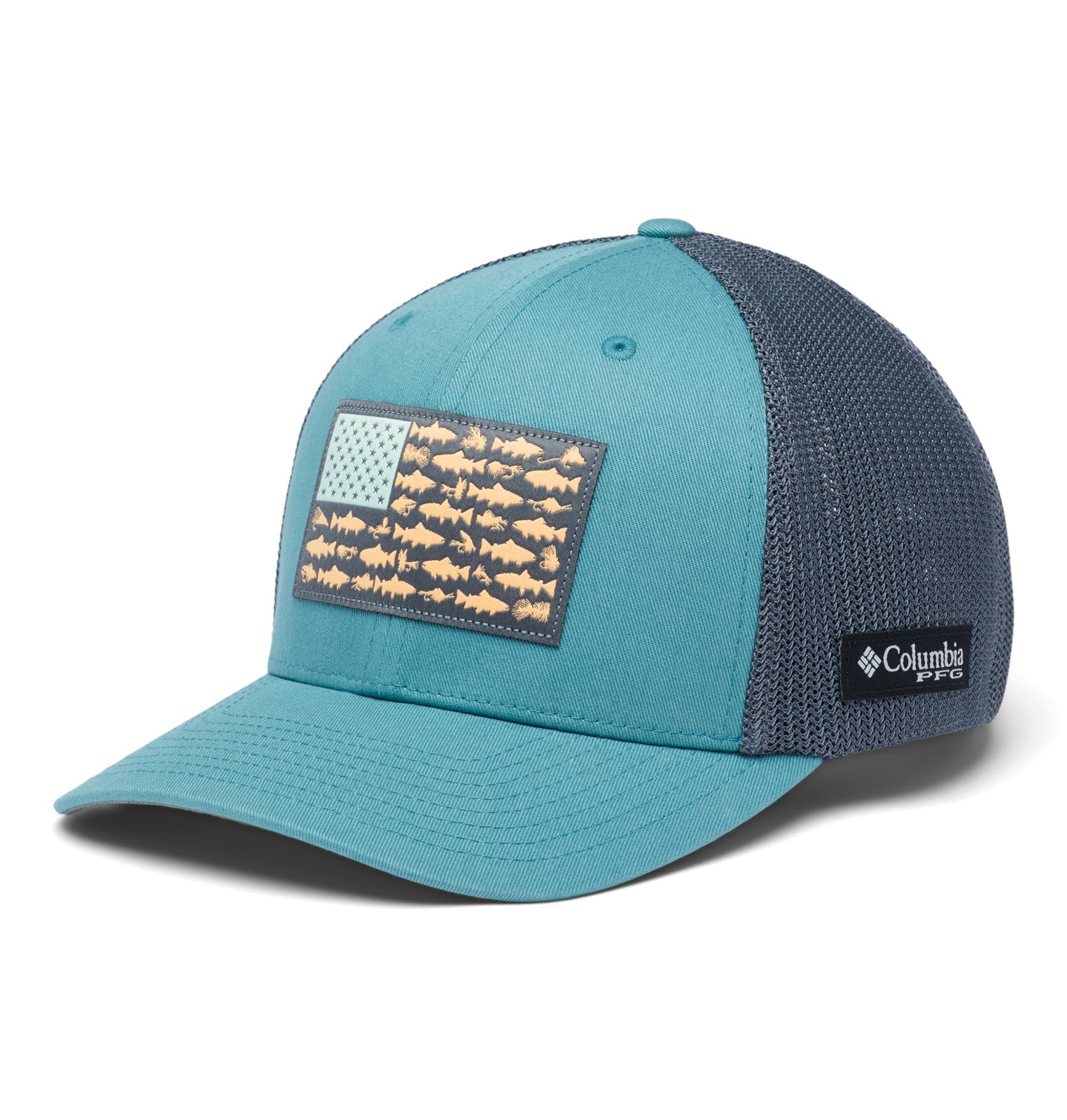 Columbia Unisex Adult PFG Logo Mesh Ball Cap