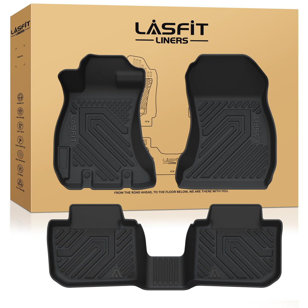 LASFIT Cargo Mat & Backrest Mats for Nissan Armada/Infiniti QX80 2019-2024, All Weather TPE Custom Fit Easy Clean Durable No-Curling Trunk Mat for Armada & QX80, Black