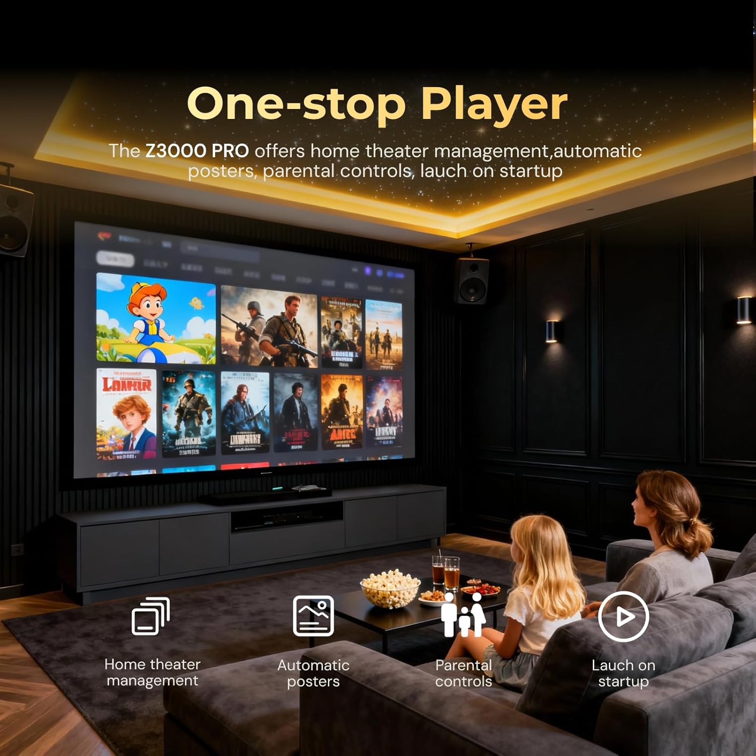 zidoo Z3000 PRO-8K HDR Media Player, Amlogic S928X-K Processor 8G+64G, Base on Android 11os, Support DV,HDR10+ and All HDR Technoly,BDMV/BDISO