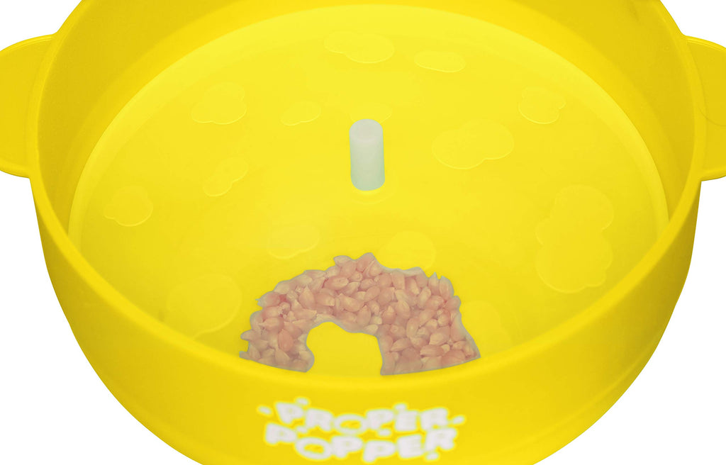 The Original Proper Popper Microwave Popcorn Popper, Silicone Popcorn Maker, Collapsible Bowl BPA Free & Dishwasher Safe - (Aqua)