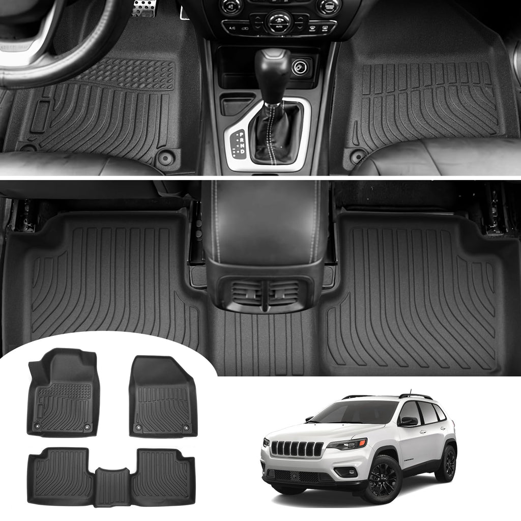 Cartist Floor Mats Compatible with Kia EV6 2022 2023 2024 2025 2026 Accessories All Weather Floor Liner Front & Rear 2 Rows Car Carpet Protection TPE Odorless