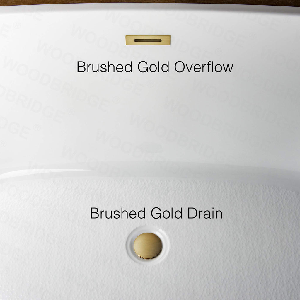 WOODBRIDGE B0006-C Bathtub, Chrome