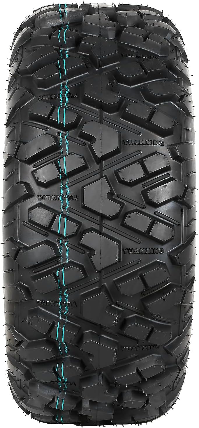 Weize ATV UTV all-terrain Tires 25x8-12 Front & 25x10-12 Rear, 6 PR, Set of 4