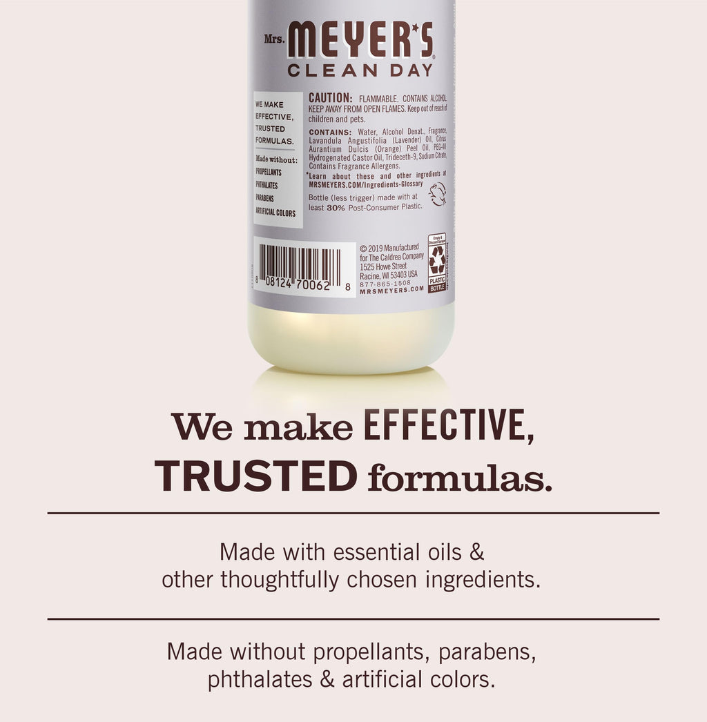 MRS. MEYER'S CLEAN DAY Liquid Hand Soap Fall Seasonal Variety, 1 Acorn Spice, 1 Mum, 1 Apple Cider, 1 Lemon Verbena, 1 Basil, 1 Lavender, 12.5 OZ Each, (1 Variety Pack)
