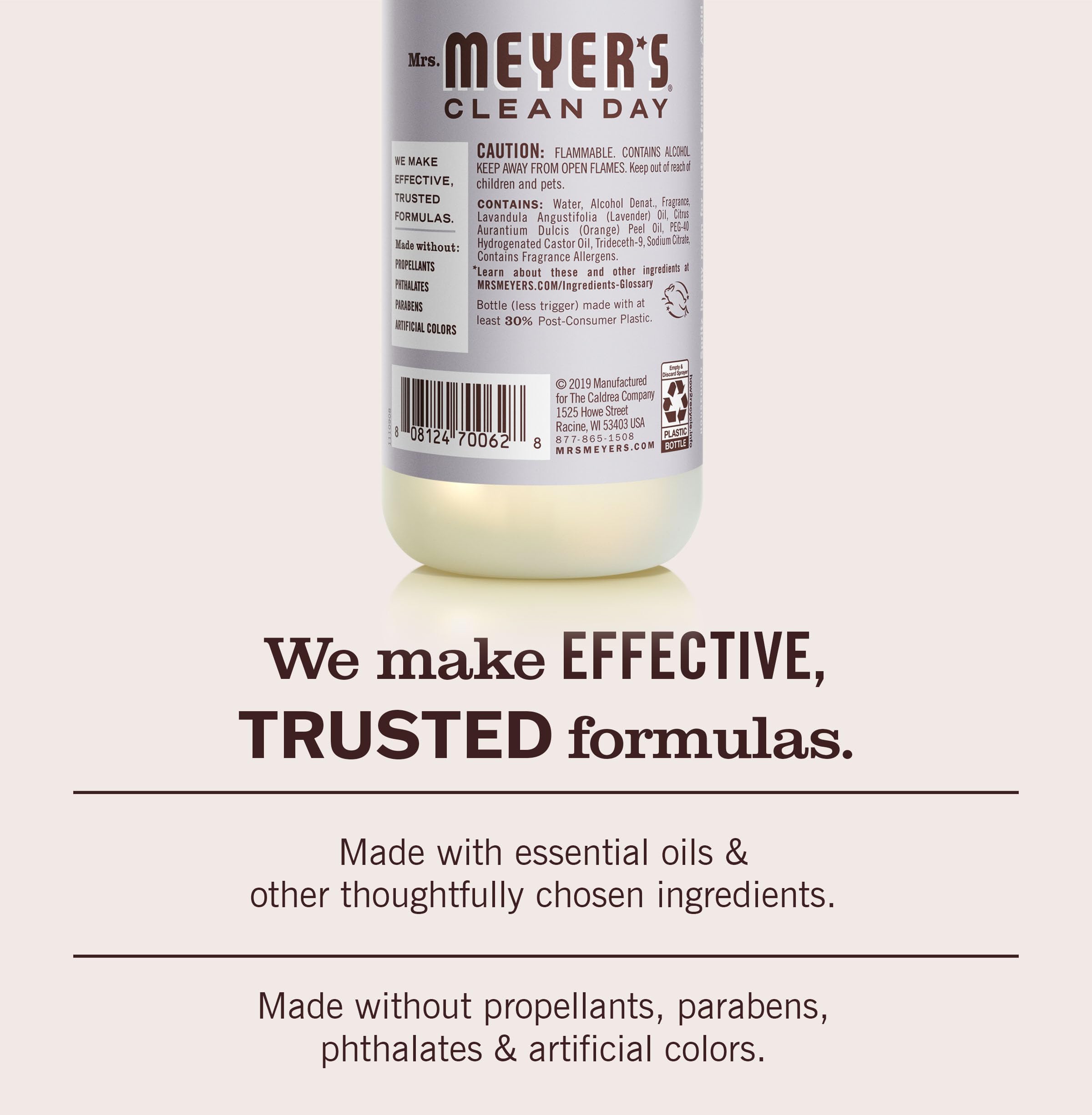 MRS. MEYER'S CLEAN DAY Liquid Hand Soap Fall Seasonal Variety, 1 Acorn Spice, 1 Mum, 1 Apple Cider, 1 Lemon Verbena, 1 Basil, 1 Lavender, 12.5 OZ Each, (1 Variety Pack)