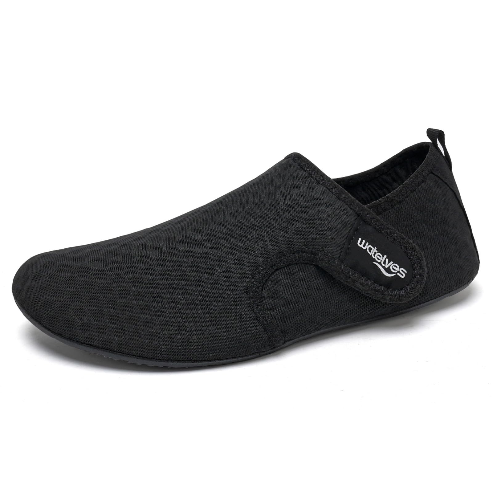 WateLves Water Shoes for Women Men Swim Beach Aqua Socks Quick Dry Barefoot House Slippers Travel Shoes with Adjustable Magic Tape for Pool Diving Boating Yoga Surf