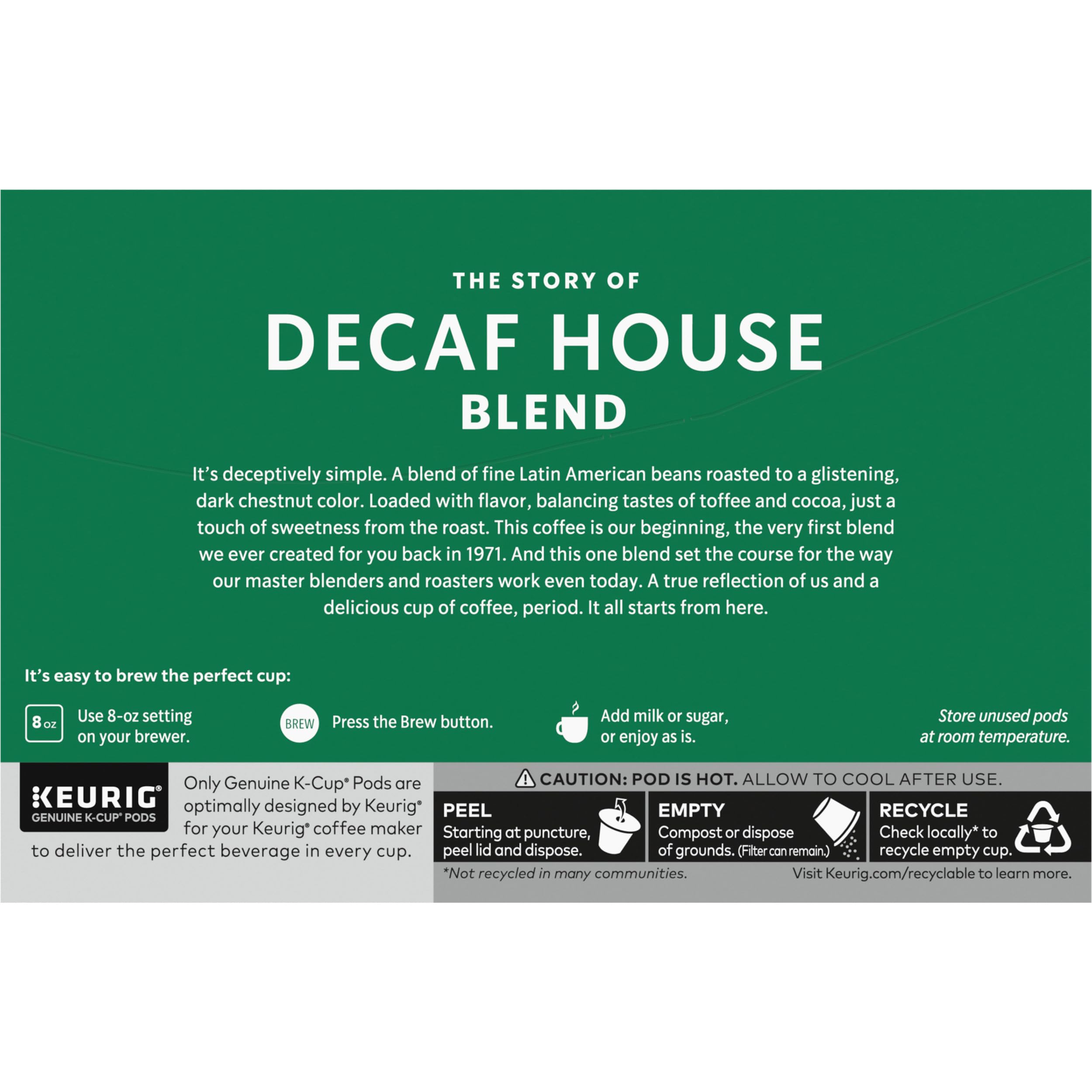Starbucks House Blend, K-Cup for Keurig Hot Brewers, 72-Count