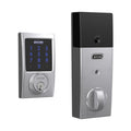 Schlage Connect Smart Deadbolt Lock with Touchscreen Keypad, Keyless Front Door Entry, Z-Wave Plus Compatible, Aged Bronze, BE469ZP CEN 716