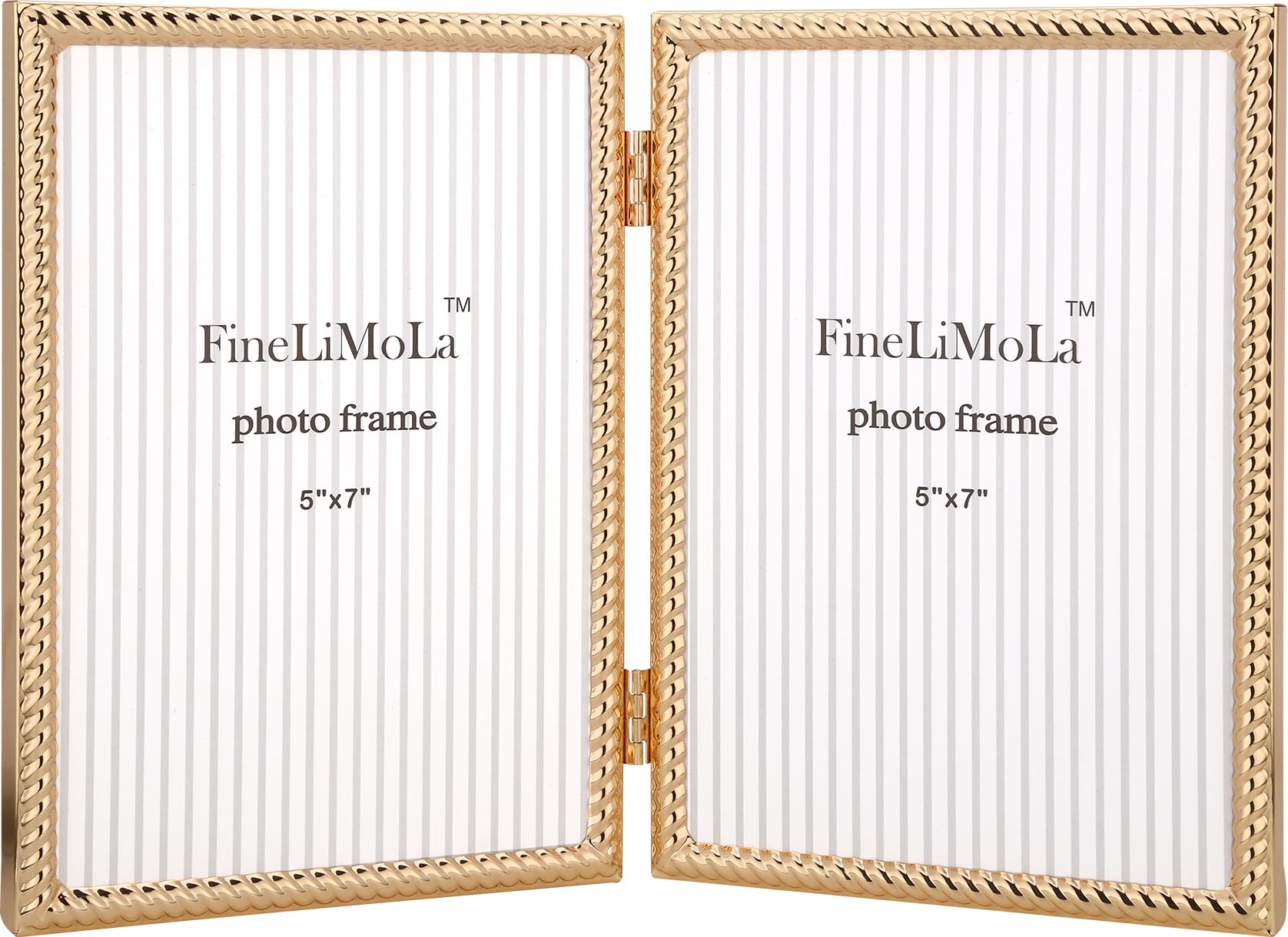 4x4 Gold Rope Design Metal Picture Frame With Mat for 3x3'', Premium Velvet Backing Real Glass Front Desktop & Wall Display Elegant Home Decor