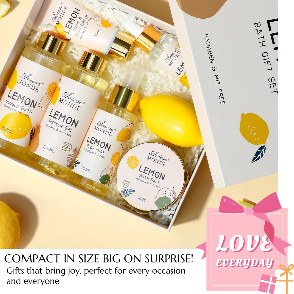 Spa Gift Baskets - Coconut Vanilla Bath Gift Set for Women, Relaxing Spa Kit with Bath Bombs, Body Lotion and Body Scrub, Birthday Gifts for Women, Christmas Spa Gifts for Mom