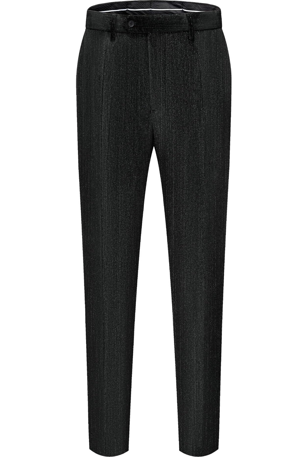 MAGE MALE Mens Suits Velvet Tuxedo Suit Set Slim Fit 2 Piece Luxurious Party Dinner Jacket Pants with Bow Tie