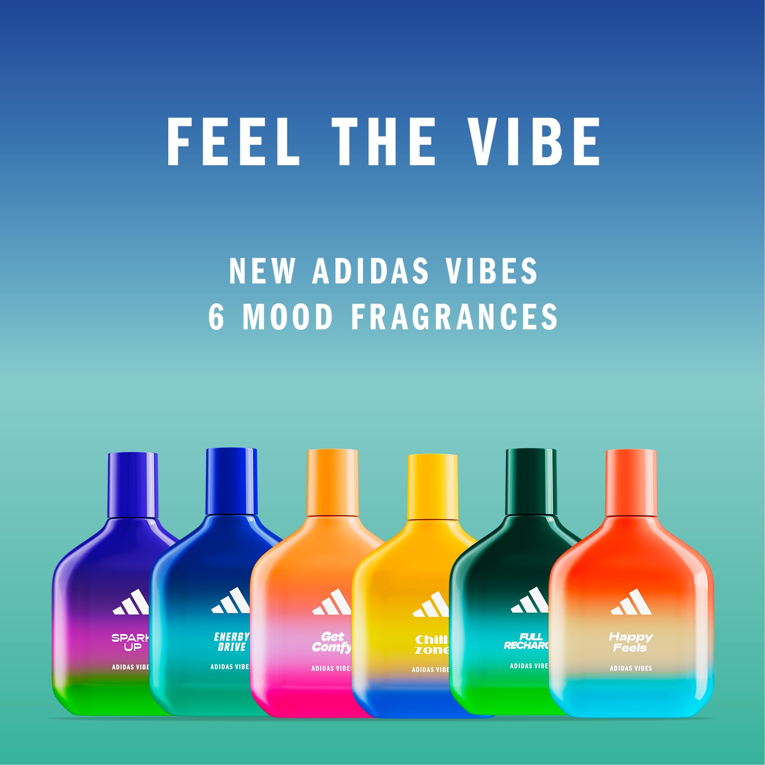 adidas Vibes Chill Zone Fragrance Hair & Body Mist for Women, Mood-Boosting, Notes of Lavender & Vanilla, For Any Occasion, 7.9oz