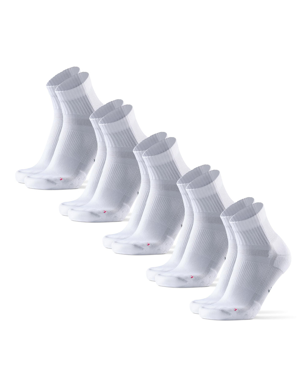 DANISH ENDURANCE Ultra-Comfort Quarter Running Socks, Performance Socks, Men & Women - 3 or 5 Pack